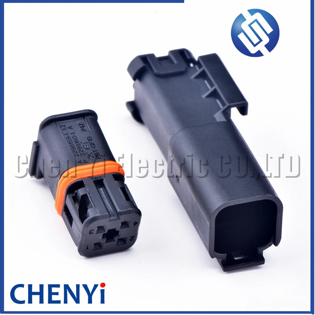 4 Pin Automotive waterproof connector Reverse image camera plug door handle Plug 2298159-1 2298160-1 2298152-1 2298153-1