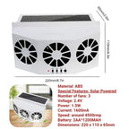 Solar Powered Car Exhaust Fan Car Window Fan Cooling Radiator Energy Saving Auto Coole Portable Deodorization Ventilator Amagi
