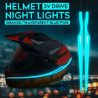 Light Up Your Ride Motorcycle LED Warning Strip with Multicolor Reflective Lights Light Film DIY Helmet Strip Accessories