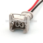 2 Pin 3.5mm Fuel Waterproof EV1 Automotive Electrical Connector Fuel Injector Female Plug For Denon 282189-2
