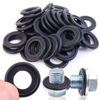 Car Sealing Oil Drain Screw Rubber Plug Gasket M12/M14 Universal Engine Oil Drain Plug Gaskets Auto Accessories 10/20/50/100pcs