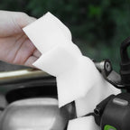 2pcs Motorcycle Wavy Windproof Face Grips 360-degree No Dead Angle Block Cold Air Thickened High-density Windproof Grips Gloves