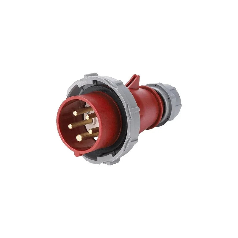 1PCS 4Pin 32A-3h Refrigerated and Refrigerated Container  Industrial Plug Quad Marine Four Hole Connector Socket 380-440V MN3412