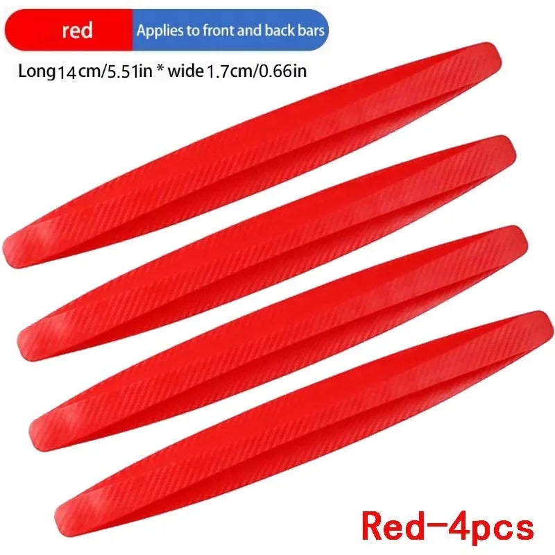 Car Bumper Protector Strip 6/4 PCS Guard Corner Protection Strips Scratch Protector Crash Anti Collision Auto Accessories amagi