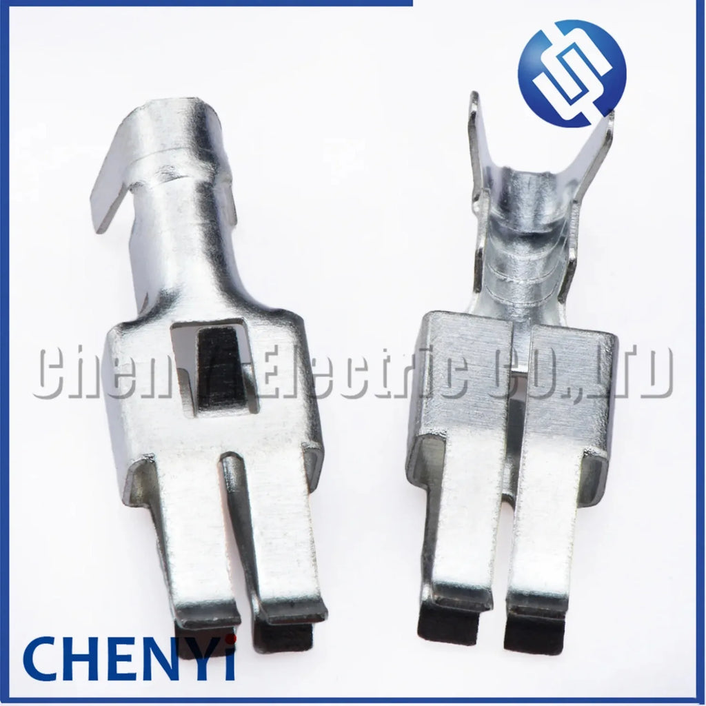 50 Pcs H62 6.3 MM series Automotive Connectors Female Wiring Terminal Brass tin plating Pins 925612-1 DJ6212-E6.3B