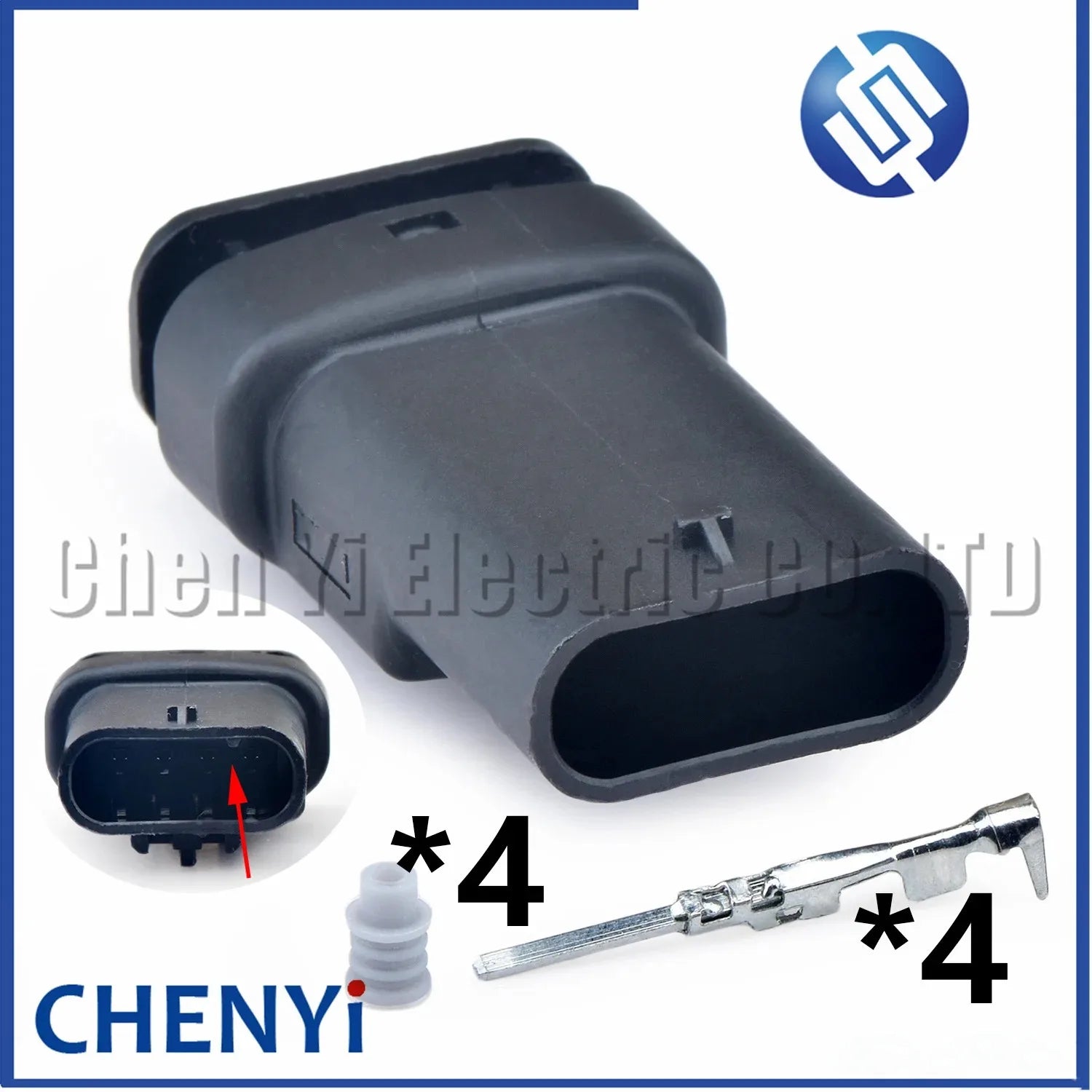 4 Pin Auto waterproof connector Urea pump temperature and pressure sensor plug 10021265 10092981 13576823 10011620 10026005