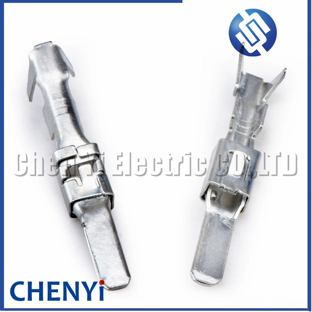 50 Pcs 2.8mm series male loose Pin unsealed Wire Crimp Brass tin plating terminals 962883-1