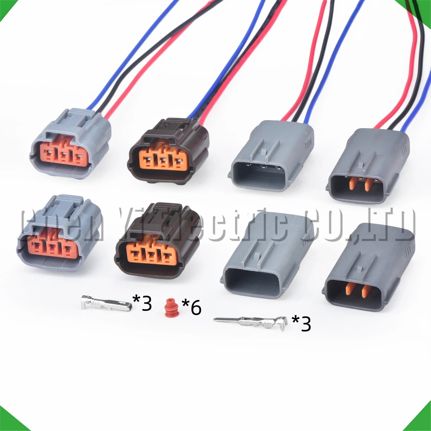 3-Pin Auto Connector Connector Automotive Connectors Mazda ignition fuel injector