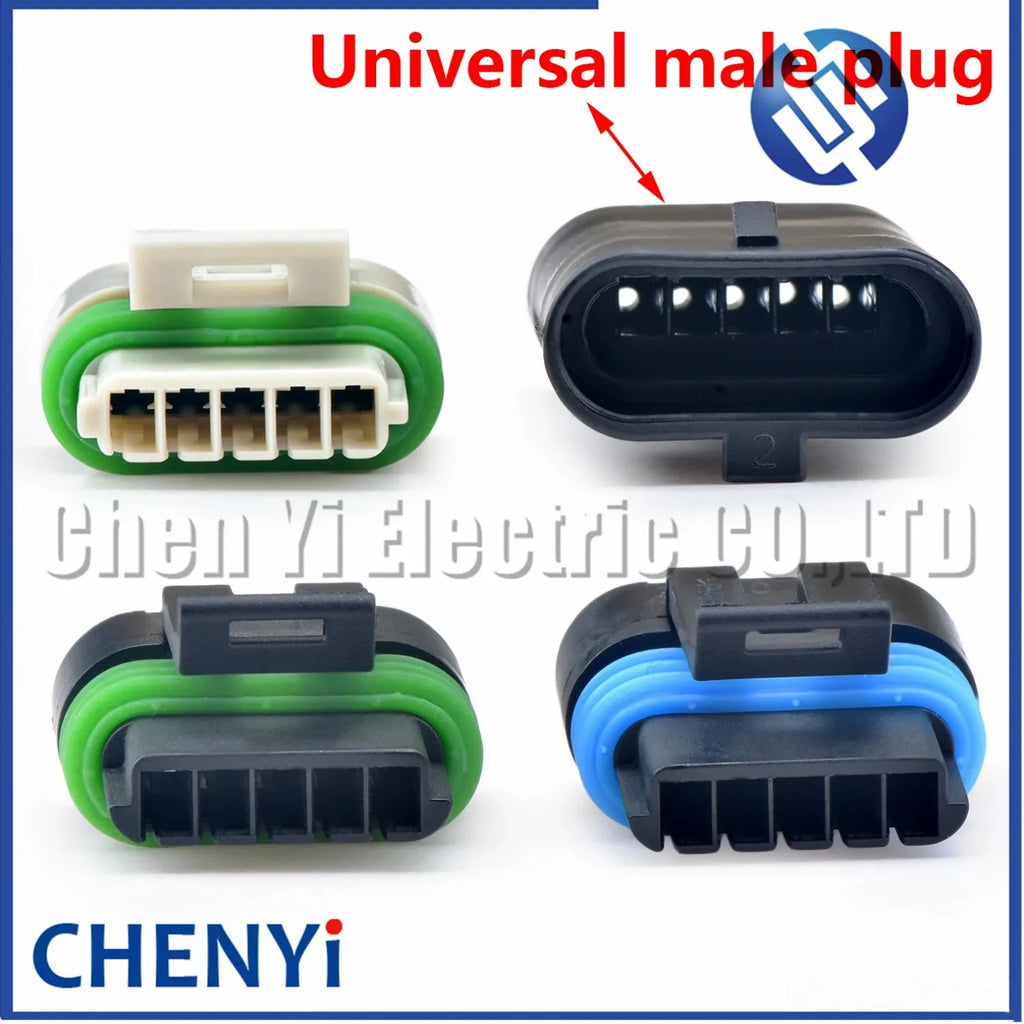 5 Pin automotive waterproof High Energy Ignition Coil built-in Igniter connector Throttle plug 12162825 12162830