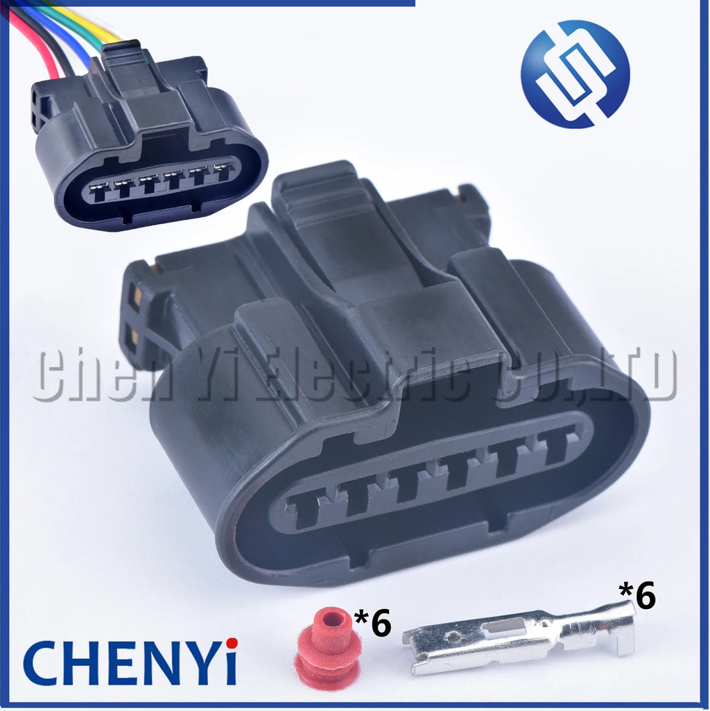 6 Pin auto MAF Sensor Ignition Distributor For Mitsubishi Proton Wira MMC Perdana Waja Distributor Throttle Position Body Plug