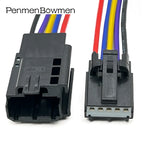 1 Set 5 Pin 2.54mm Car HUD Electrical Cable Connectors Female Male Wire Harness Plug For 31072-1070 31072-1010