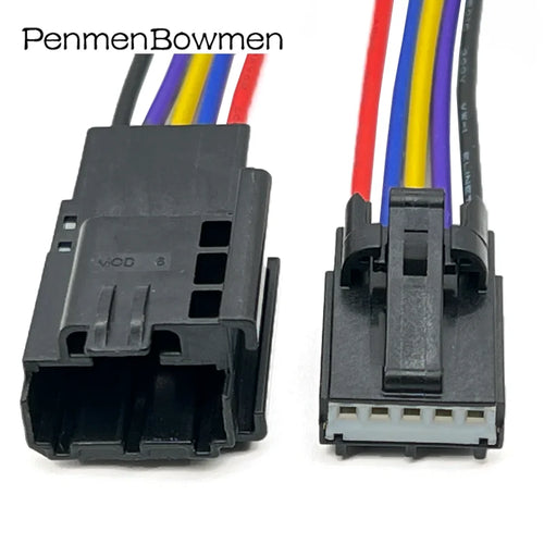 1 Set 5 Pin 2.54mm Car HUD Electrical Cable Connectors Female Male Wire Harness Plug For 31072-1070 31072-1010