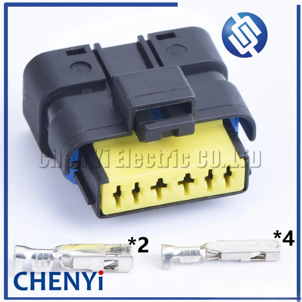 6 Pin female gray or black Accelerator pedal auto connector for citroen Peugeot Renault 211PL069S0049 211PC069S0049