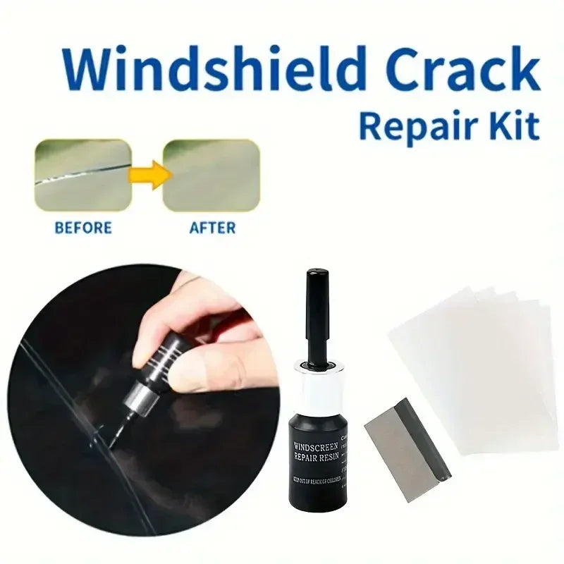 Car Glass Repair Window Cracks Gone Kit Remove Scratch Automobile Truck Motorcycles Broken Tools Windscreen Crack Recovery Set