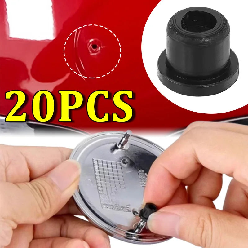 For BMW Logo Hole PVC Plugs Car Hood Logo Trunk Emblem Grommet Holder Clip for BMW E32 E34 E36 E38 E39 E46 E60 E66 E90 2-20PCS