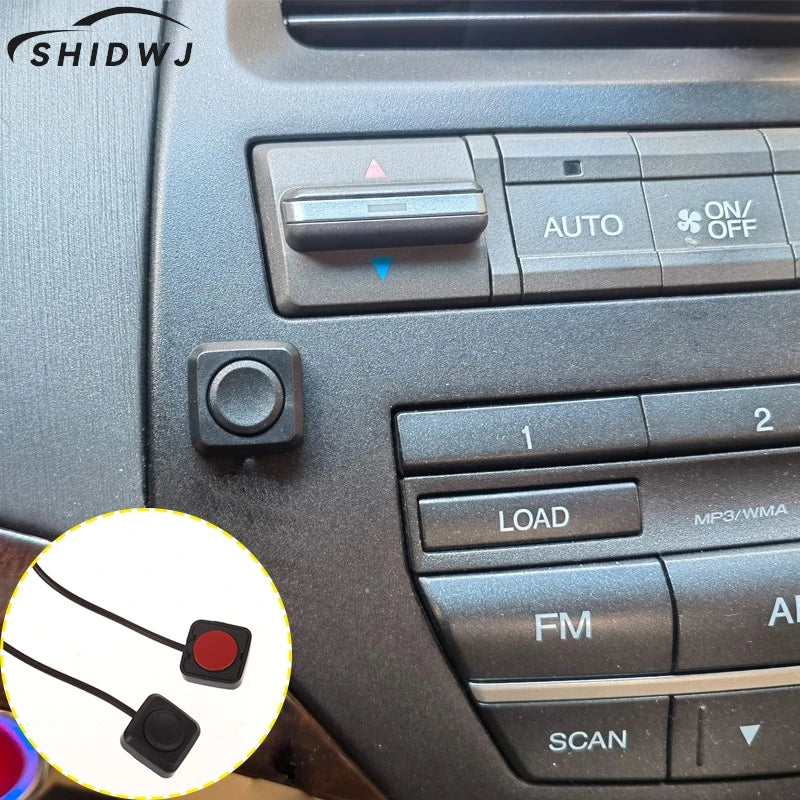 1Pc Momentary Push Button On Off Switch Black Plastic 12V 24V Car Alarm Button DIY Flashlight Surface Mount Mini Button Switch