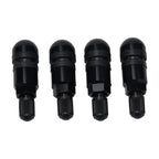 4pcs TPMS Tire Pressure Sensor Valve Stem Repair Kit For BMW 5 Series Black Tire Pressure Sensor Valve Stem Repair Kit
