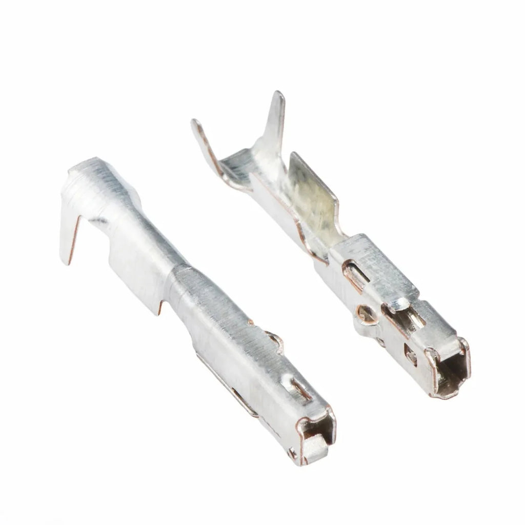 50 Pcs 0.64 mm series crimp female terminal Brass tin plating Pins For SAIT-A03T-M064 connector plug repalcement