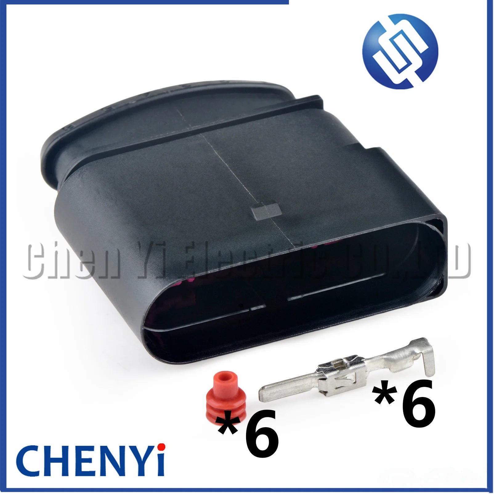 6 Pin 3.5mm female or male auto waterproof cable electrical pump connector ignition coil wire harness plug 1J0973726 1J0 973 726