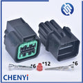 6 Pin 090 Oxygen Sensor Automotive Waterproof Connector Headlamp Fog Lamp Plug PB625-06027 PB621-06020 For Hyundai Kia