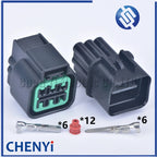 6 Pin 090 Oxygen Sensor Automotive Waterproof Connector Headlamp Fog Lamp Plug PB625-06027 PB621-06020 For Hyundai Kia