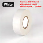 10/50/100 Rolls Electrical PVC Insulation Tape, Black Wire Wrapping Tape 10M/20M Length, 0.71 Inch Wide for Electrical Repair