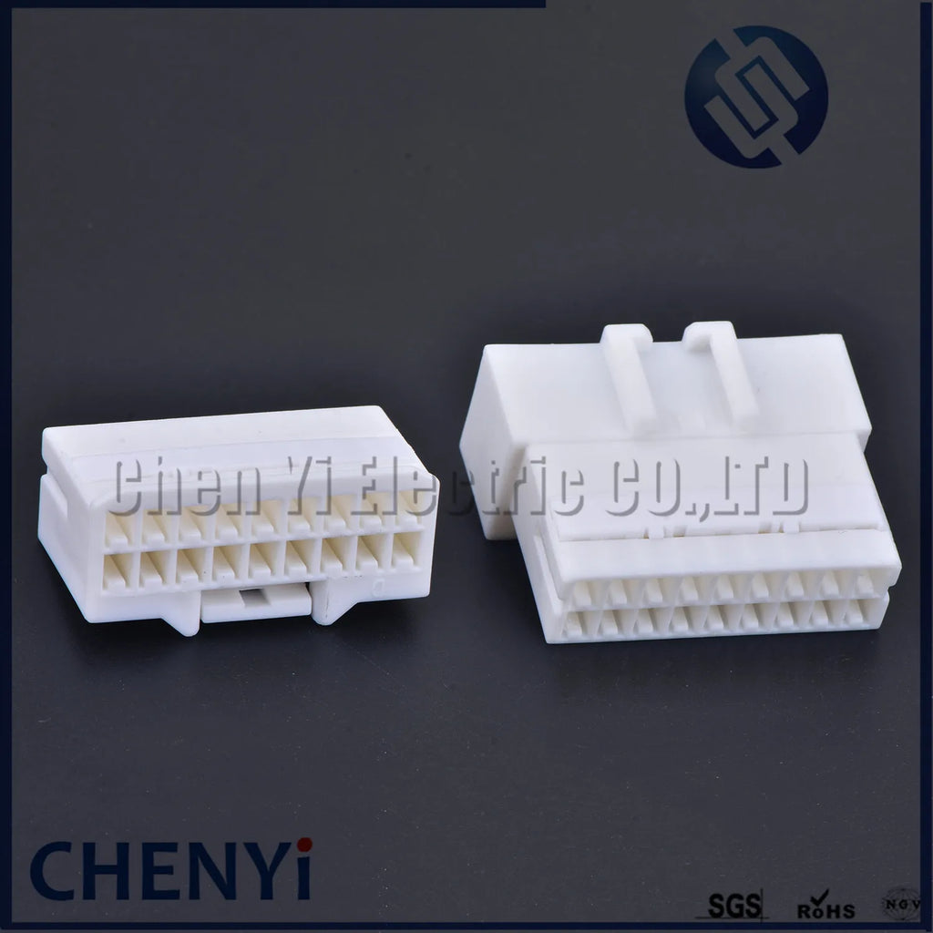 1 set 18 Pin headlight wiper combination switch light plug Window lifter fuse box plug 936213-1 936204-1