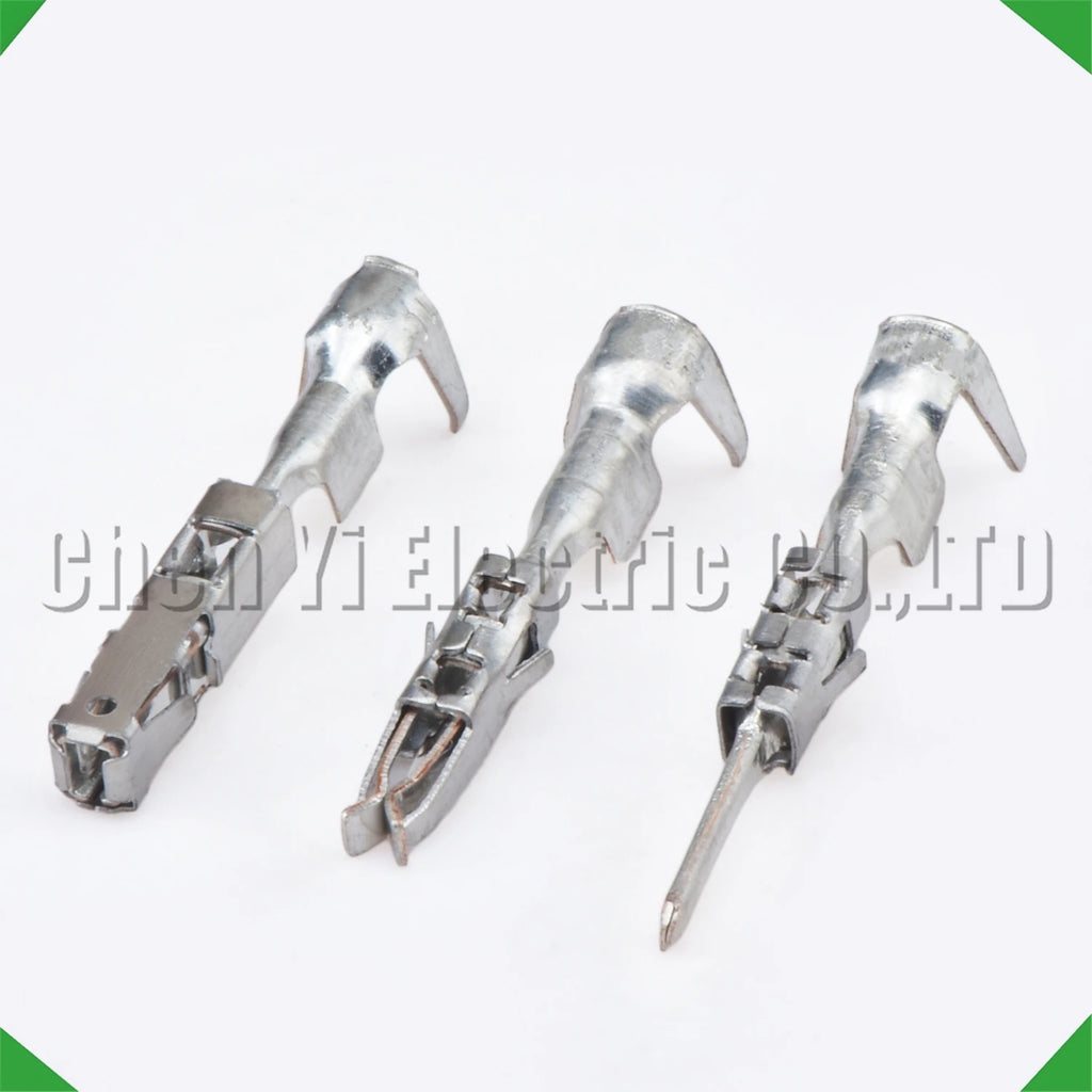 50 pcs 1.5 series male or female wire crimp pins for 964269-2 964274-2 1241380-1 sheath...