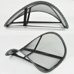 Car Seat Office Chair Massage Back Lumbar Support Mesh Ventilate Cushion Pad Black Mesh Back Lumbar Cushion for Car Driver Amagi