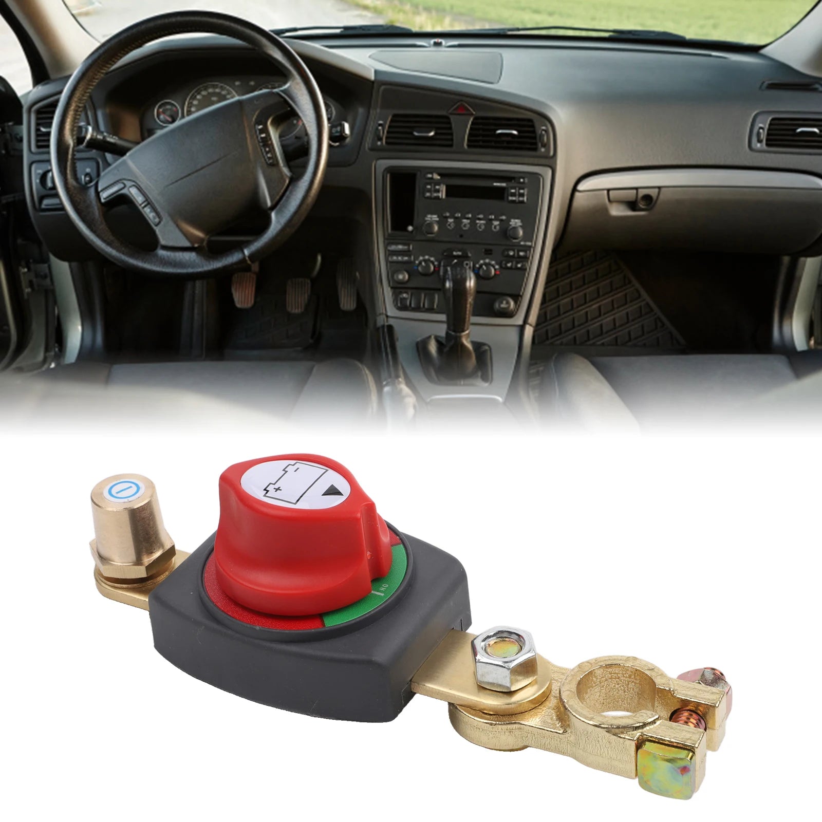 Car Battery Disconnect Switch Waterproof Battery Disconnect Switch For RV Car Boat  For ATV 12V 48V For Marine Boat