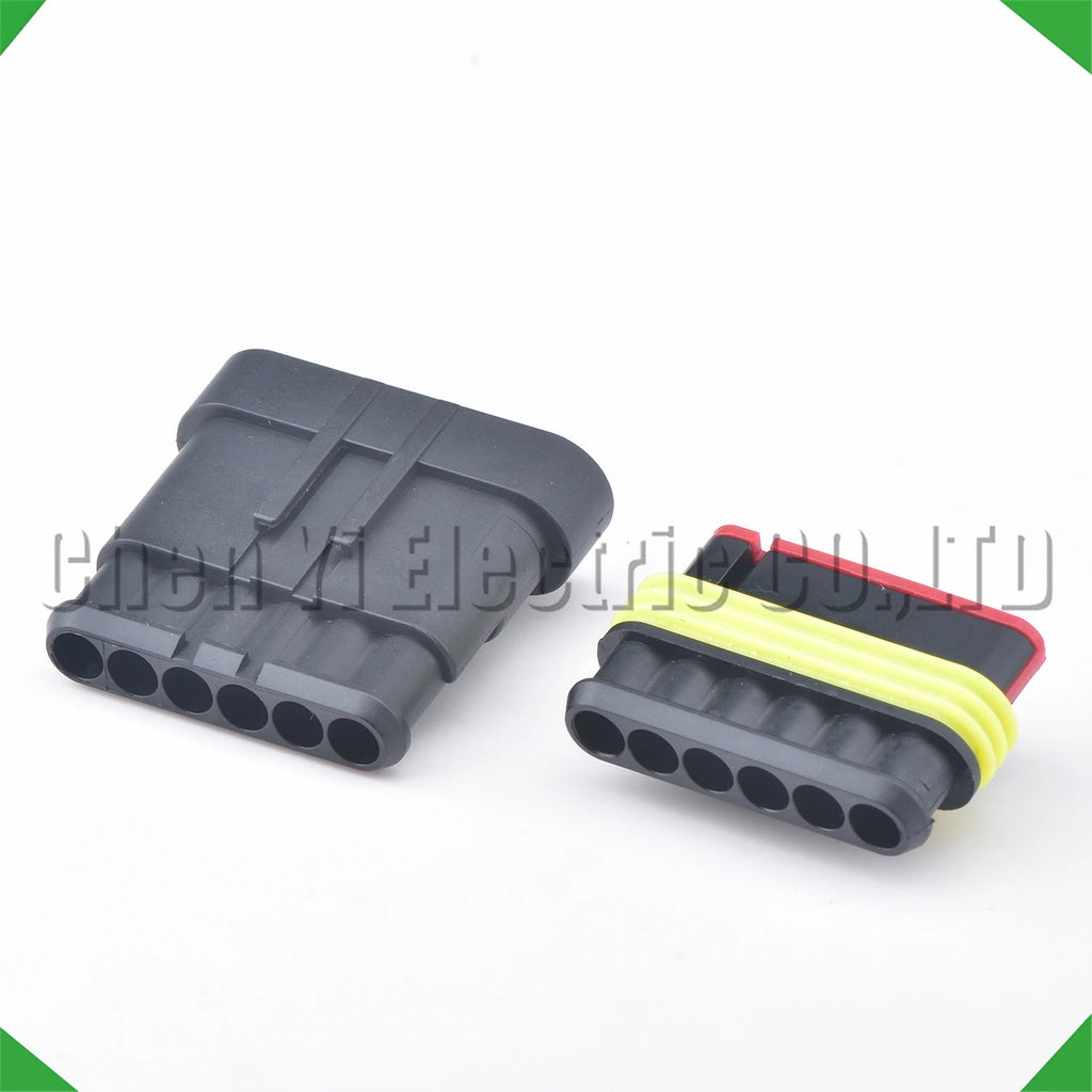 6 Pin Automotive waterproof connector Accelerator pedal assembly acceleration Black har...