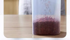 Household Rice Bucket, Insect Proof Sealed Storage Tank, Miscellaneous Grain Storage Box, Transparent Tape Measuring Cup Amagi