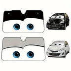 Cartoon Window Foils 4 Colors Eye Pixar Heated Windshield Sunshade Car Front Window Visor Car Solar Protect tools New amagi