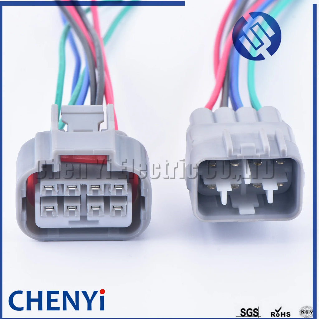 8 Pin Auto Connector Reversing Radar Assembly Plug PDC Socket pigtail 90980-10897 90980-10896 For Honda XRV CRV Toyota Supra MK4