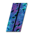 1PC For Honeycomb Car B-pillar Waterproof Decal DIY Door Pillar Sticker Car Door Post Sticker DIY Decor Center Pillar Sticker