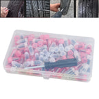 100PCS Car Tyre Repair Rubber Nail Set Tire Repair Nails For Flat Tires Rubber Tire Vacuum Puncture Repair Kit Car Accessories