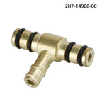 1pc Carburetor Brass Fuel Tee Fit For FJ600 XS750 XS1100 2H7-14988-00 Motorcycle Metal Carburetor Parts