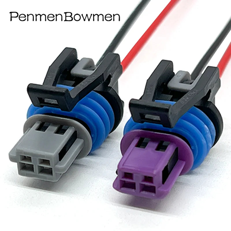1 Set 2 Pin GM LS ECT Car Waterproof Plug Wiring Harness Electrical Cable Connectors 15449028 15449027 For Ford Chevrolet Opel