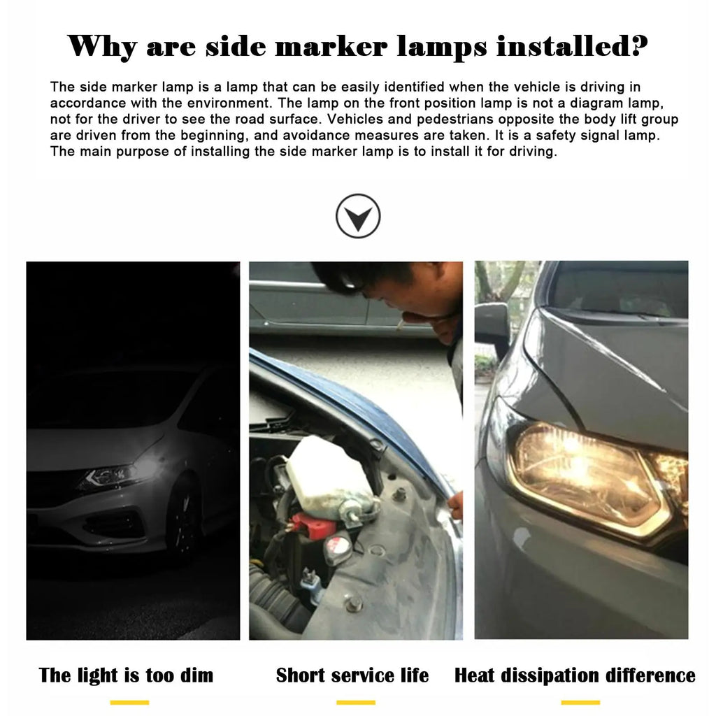 Width Light Modified Car Led Lens Bulb T10 Small Light Super Bright Car Exterior Lights Running Lights General Wholesale H11 H7