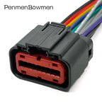 1 Set 18 Pin 2203663-6 Car ECU Air Flow Meter ACC Electrical Cable Connectors Wire Harness Plug For Ford 1488533-6 1488533-5