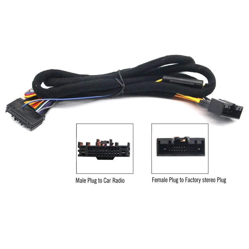 The dedicated connection cable plug for automotive DSP power amplifiers is suitable for the new Ford Focus/Kuga PNP-PZ019