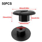 50Pcs Unthreaded Nut Clips For Mercedes For BMW 2019900050 51711958025 Car Snap Nut Fender Snap Interior Accessories