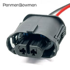 1 Set 2 Pin 1-1355668-2 Car Front Bumper Fog Light Electrical Connectors Waterproof Female Wire Harness Plug 1-1355664-2 for BMW