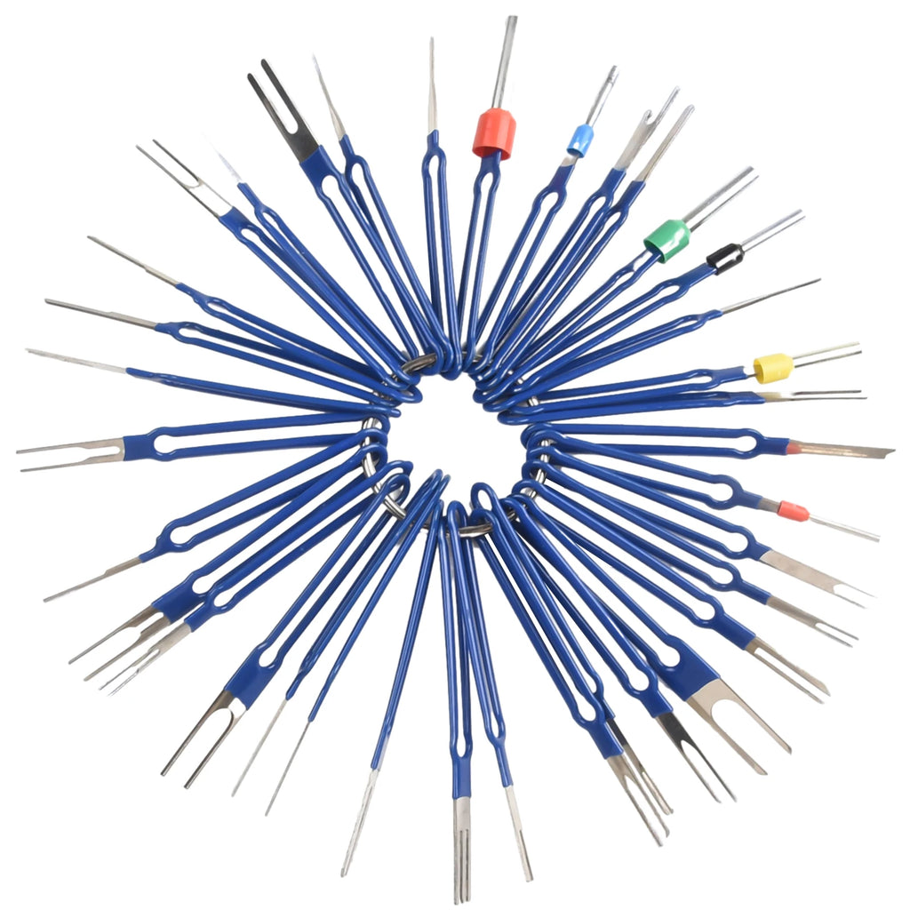 36Pcs Terminal Removal Tool Kit Depinning Tool Electrical Connector Pin Removal Car Optional Wire Terminal Removal Tools