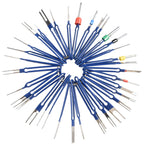 36Pcs Terminal Removal Tool Kit Depinning Tool Electrical Connector Pin Removal Car Optional Wire Terminal Removal Tools