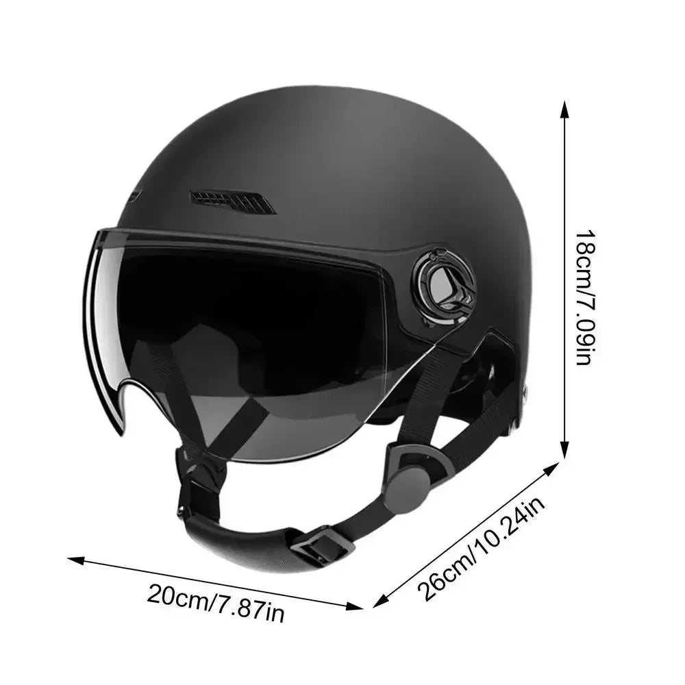Unisex Electric Vehicle Riding Half Helmet Summer Children's Safety Helmet Protective Gear for Men And Women Amagi