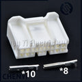 18 Pin male or female Automobile Wire Connector Head unit audio plug 90980-12739 6098-5594 6098-5604 with Pin For Mazda Axela