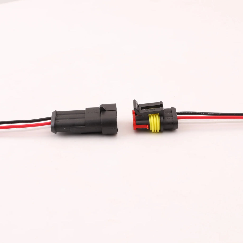 3-PIN Connector Waterproof 1.8mm Series Male Female Connectors Wiring Harness 282105-1 282087-1