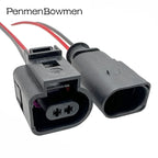 1 Set 2 Pin 1.5mm Auto 1J0973802 Temp Deflation Valve Waterproof Female Male Electrical Connectors Wire Harness Plug 1J0973702