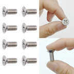 1Set Stainless Steel Brake Disc Rotor Screws 93600-06014-0H Compatible With Honda Acura Retaining Screws for Front and Rear